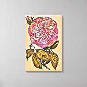 Rozen bloem canvas afdruk (Voorkant)