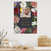 Rozen Bloem Foto Viering van het Leven Bord Poster (Keuken)