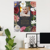 Rozen Bloem Foto Viering van het Leven Bord Poster (Thuiskantoor)