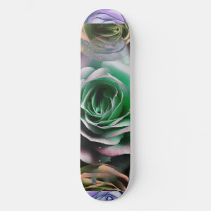 ROZEN BLOEM KUNSTZINNIGE STIJL SKATEBOARD