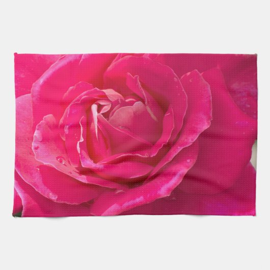 Rozen bloem theedoek (Horizontaal)
