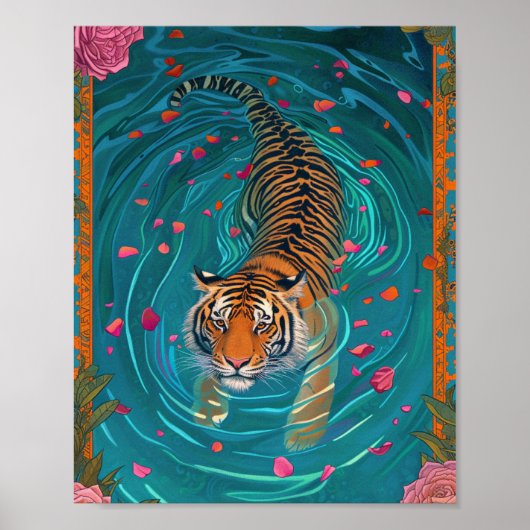 Rozen bloembad 🥀 poster (Voorkant)