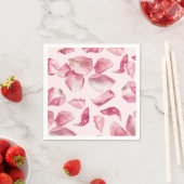 Rozen bloemblaadjes patroon Petals en Prosecco Bri Servet (Insitu)