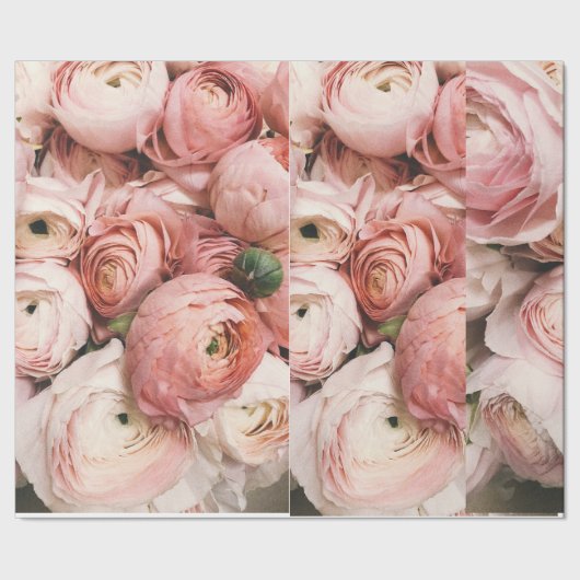 rozen bloemen cadeaupapier (Zoom)