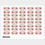  Rozen Bloemenboek bord Stickers (Vel)