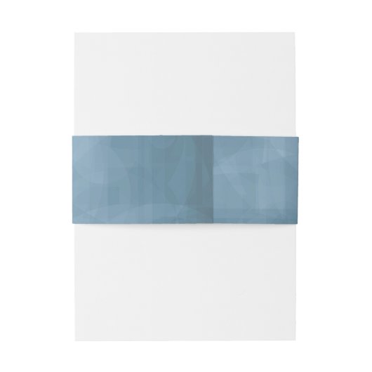 Rozen Blue/Peach Wedding ID584 Uitnodigingen Wikkel (Achterkant Voorbeeld)