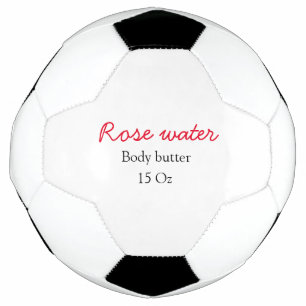 Rozen body butter voeg je tekst naam custom gewich voetbal