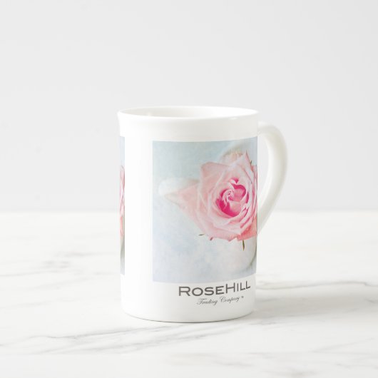  Rozen Bone China mok (Voorkant rechts)