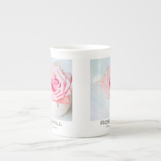 Rozen Bone China mok (Voorkant)