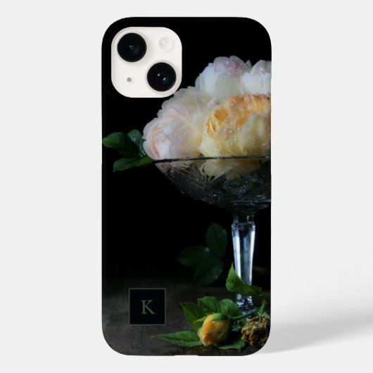 Rozen botanische stilstaande iPhone draagtas Case-Mate iPhone Case (Achterkant)