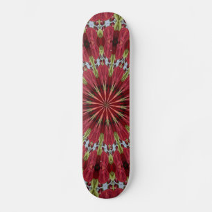 Rozen Bouquet Kaleidoscope onder glas 1 Skateboard