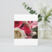 rozen briefkaart (Staand voorkant)
