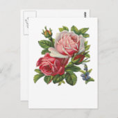 ROZEN BRIEFKAART (Voorkant / Achterkant)