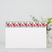 Rozen Briefpapier (Staand voorkant)