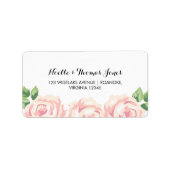  Rozen bruiloft Etiket (Voorkant)