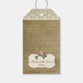  Rozen bruiloft Gast Favor Cadeaulabel (Achterkant)