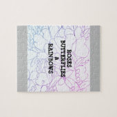 Rozen Butterflies & Rainbows Vivid Legpuzzel (Horizontaal)