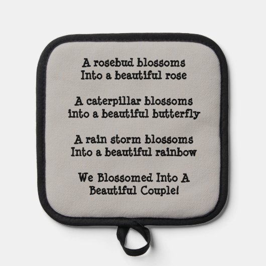 Rozen Butterflies & Rainbows Vivid Pannenlap (Voorkant)