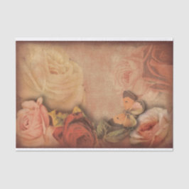  Rozen & Butterfly Shabby Chic Tissuepapier