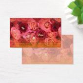 Rozen Cadeau Label Visitekaartje (Bureau)