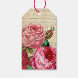 Rozen Cadeaulabel