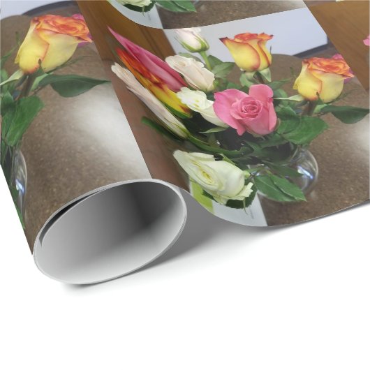 Rozen Cadeaupapier (Rol Hoek)