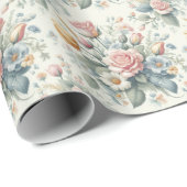 Rozen Cadeaupapier (Rol Hoek)