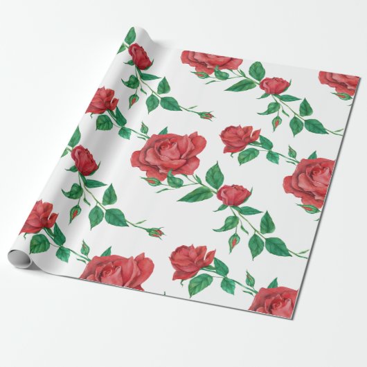 Rozen Cadeaupapier (Uitgerold)