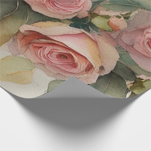 Rozen Cadeaupapier (Hoek)