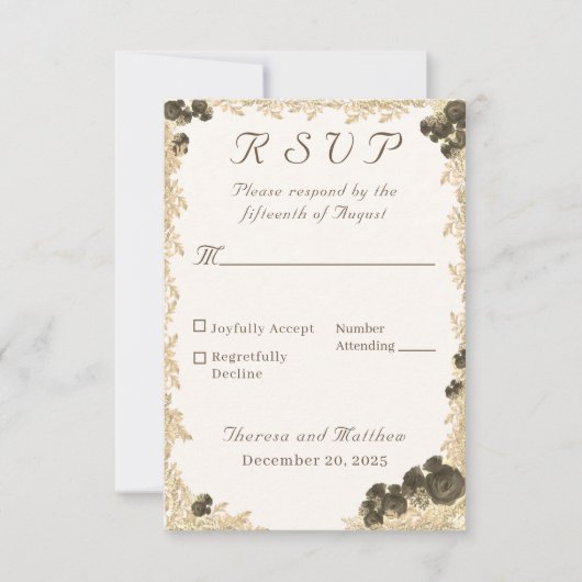 Rozen Catholic Response Kaart (Voorkant)