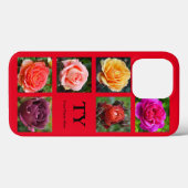 Rozen Collage #1 Rode iPhone 13 Pro Hoesje (Achterkant (horizontaal))