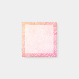 Rozen contour post-it® notes