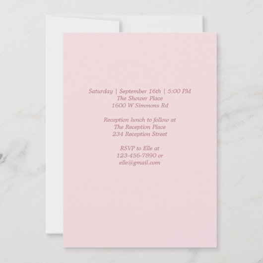 Rozen Eerste uitnodiging van de gemeenschap (Achterkant)