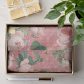  Rozen Elegant French Collage Tissuepapier (Geschenk)