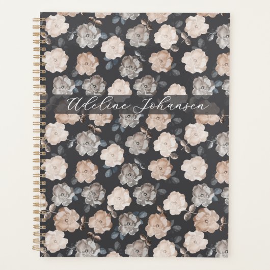 Rozen Elegante Gepersonaliseerde Dagboek Planner (Voorkant)