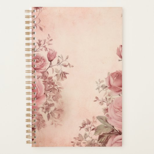 Rozen Elegantie Planner (Voorkant)