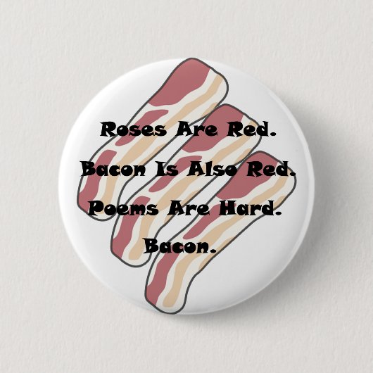 Rozen en bacteriën ronde button 5,7 cm (Voorkant)