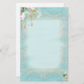 Rozen en bakkerij briefpapier (Voorkant / Achterkant)