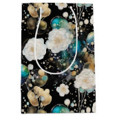 Rozen en bellen Abstract Medium Cadeauzakje (Voorkant)