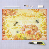 Rozen en bijen ontkoppelen tissuepapier (Craft)