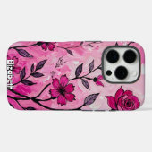 Rozen en bloesems schilderen Case-Mate iPhone case (Achterkant (horizontaal))