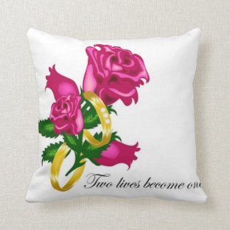 Rozen en bruiloft Amerikaanse MoJo Pillow Kussen