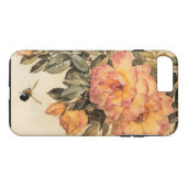 "Rozen en Bumblebijen" door Paul de Longpré Case-Mate iPhone Case (Achterkant (Horizontaal))