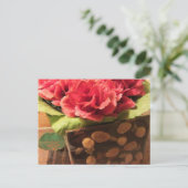 Rozen en chocolade briefkaart (Staand voorkant)