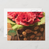 Rozen en chocolade briefkaart (Voorkant / Achterkant)