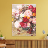 Rozen en Daisies Canvas Afdruk (Insitu (Woonkamer))