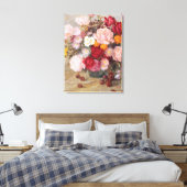 Rozen en Daisies Canvas Afdruk (Insitu (Slaapkamer))