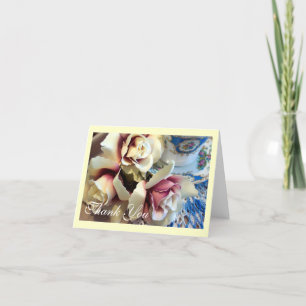 Rozen en eBay Teacup Hartelijk dank Bedankkaart