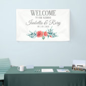  Rozen en Eucalyptus Bouquet Wedding Banner (Beurs)