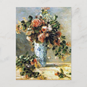 Rozen en Jasmine Fine Art Bouquet Briefkaart